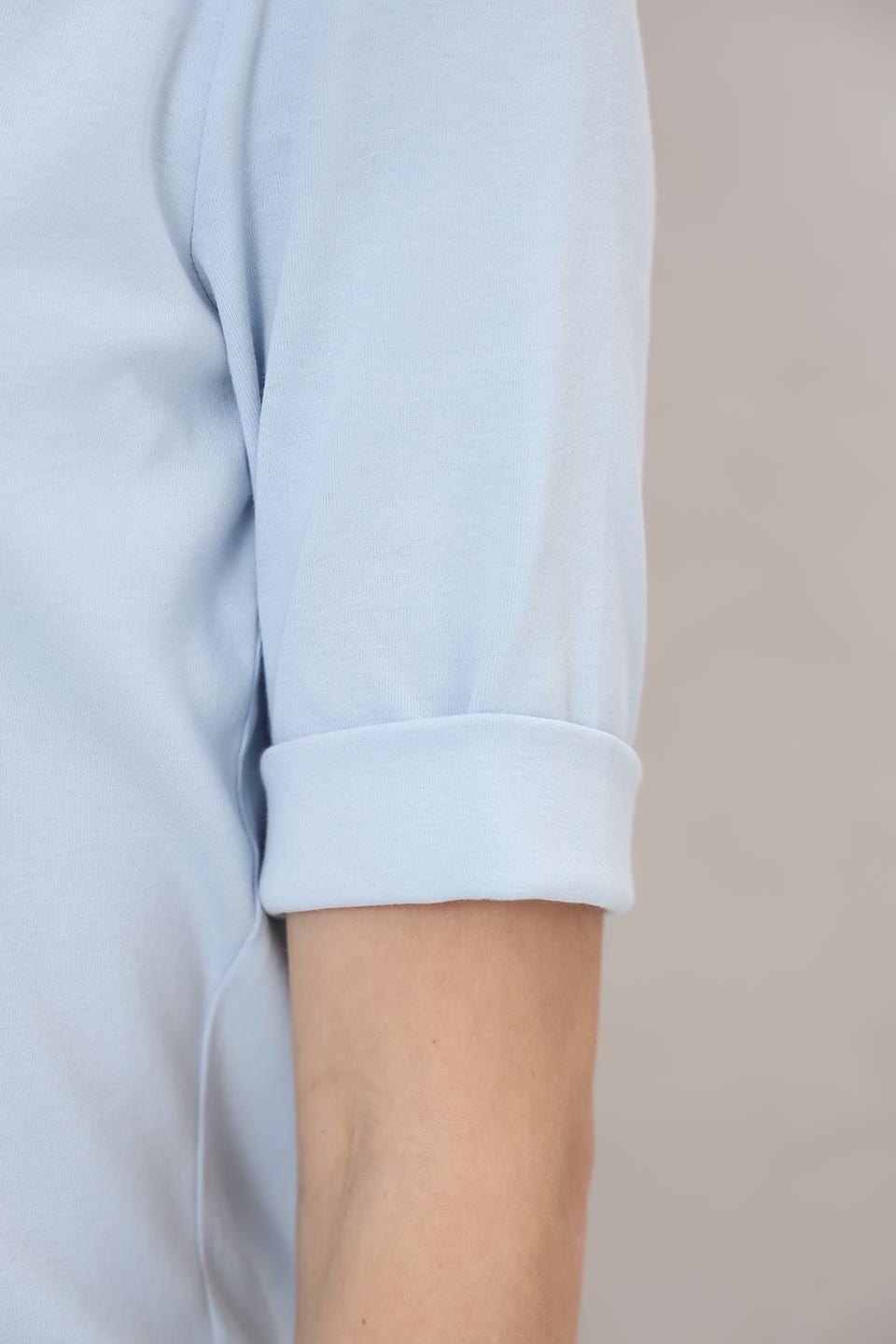 Футболка Marc Cain голубая с коротким рукавом