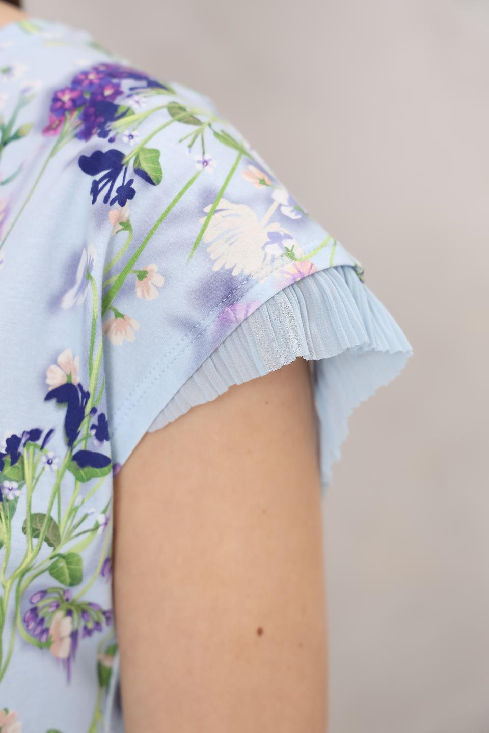 Блуза Marc Cain с цветочным принтом