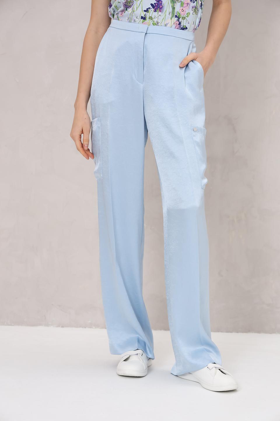 Брюки Marc Cain голубого цвета
