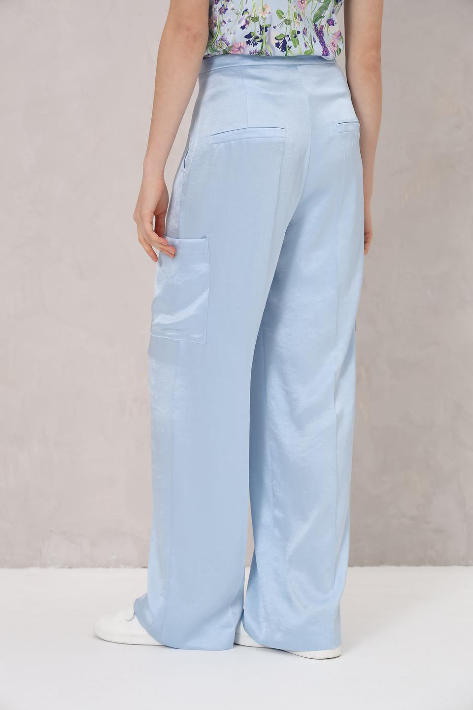 Брюки Marc Cain голубого цвета
