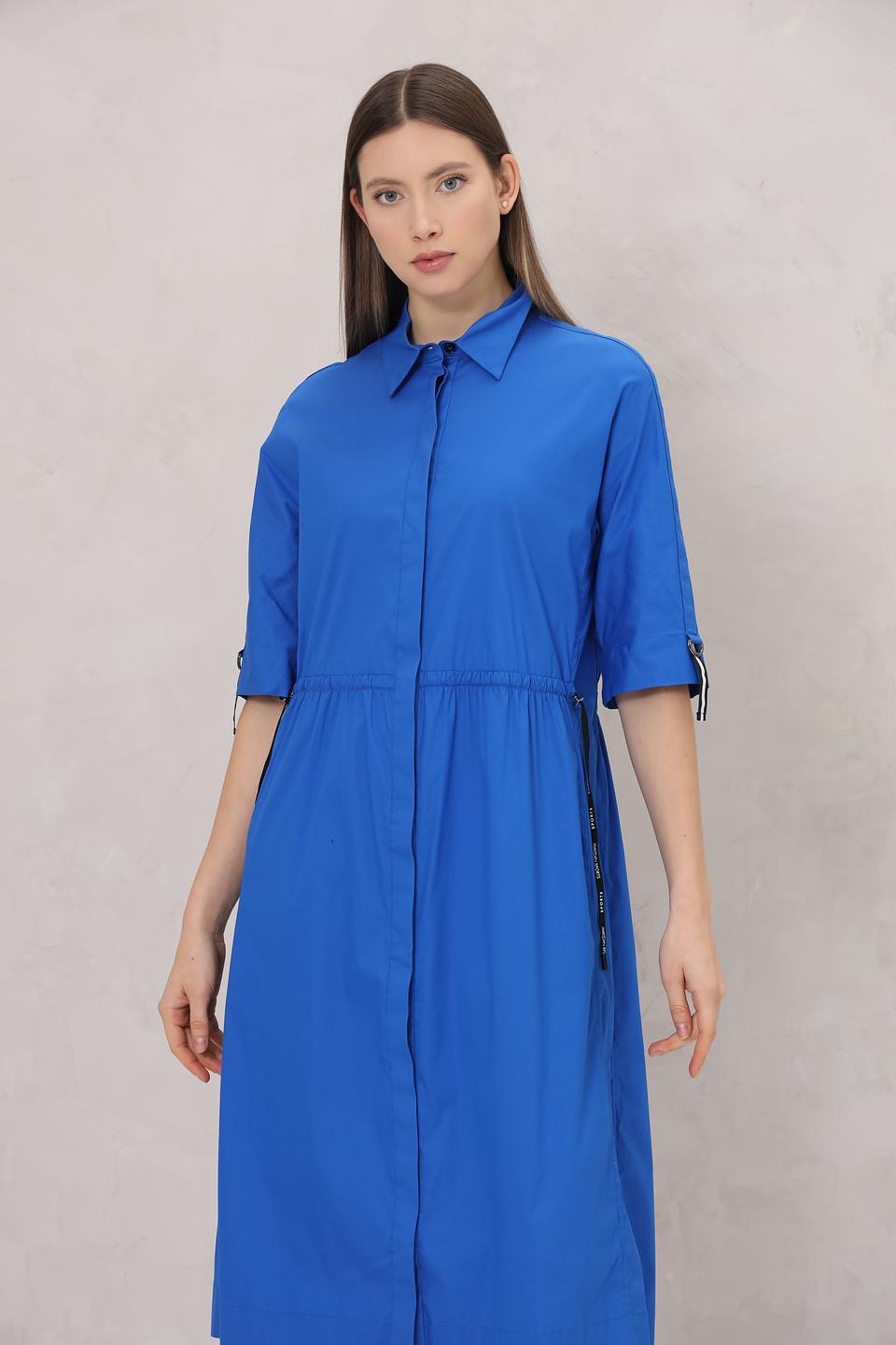 Платье Marc Cain синее с полосками