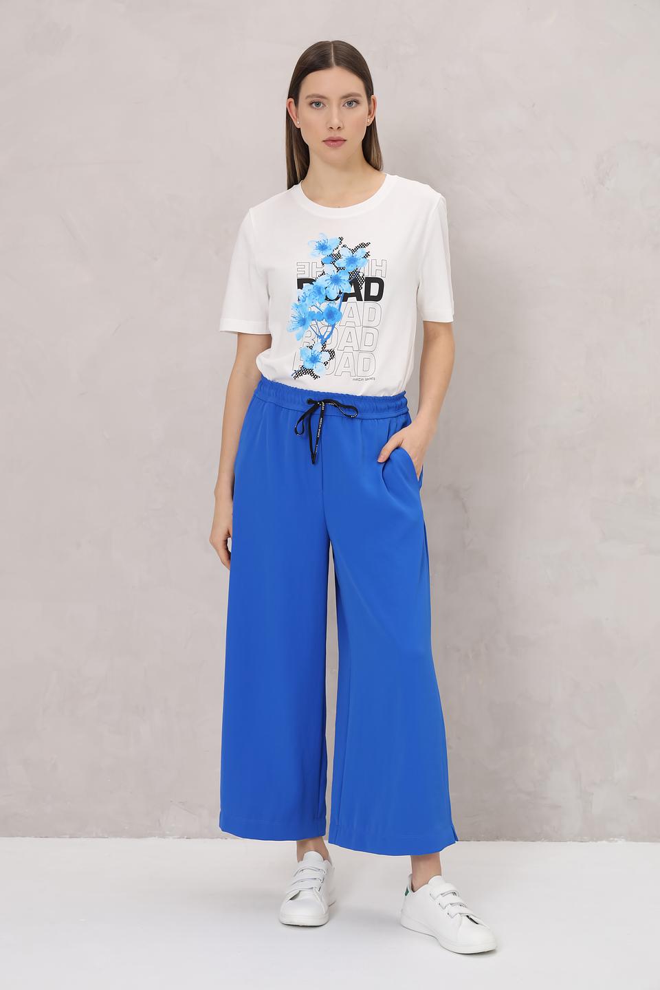 Брюки палаццо Marc Cain синие