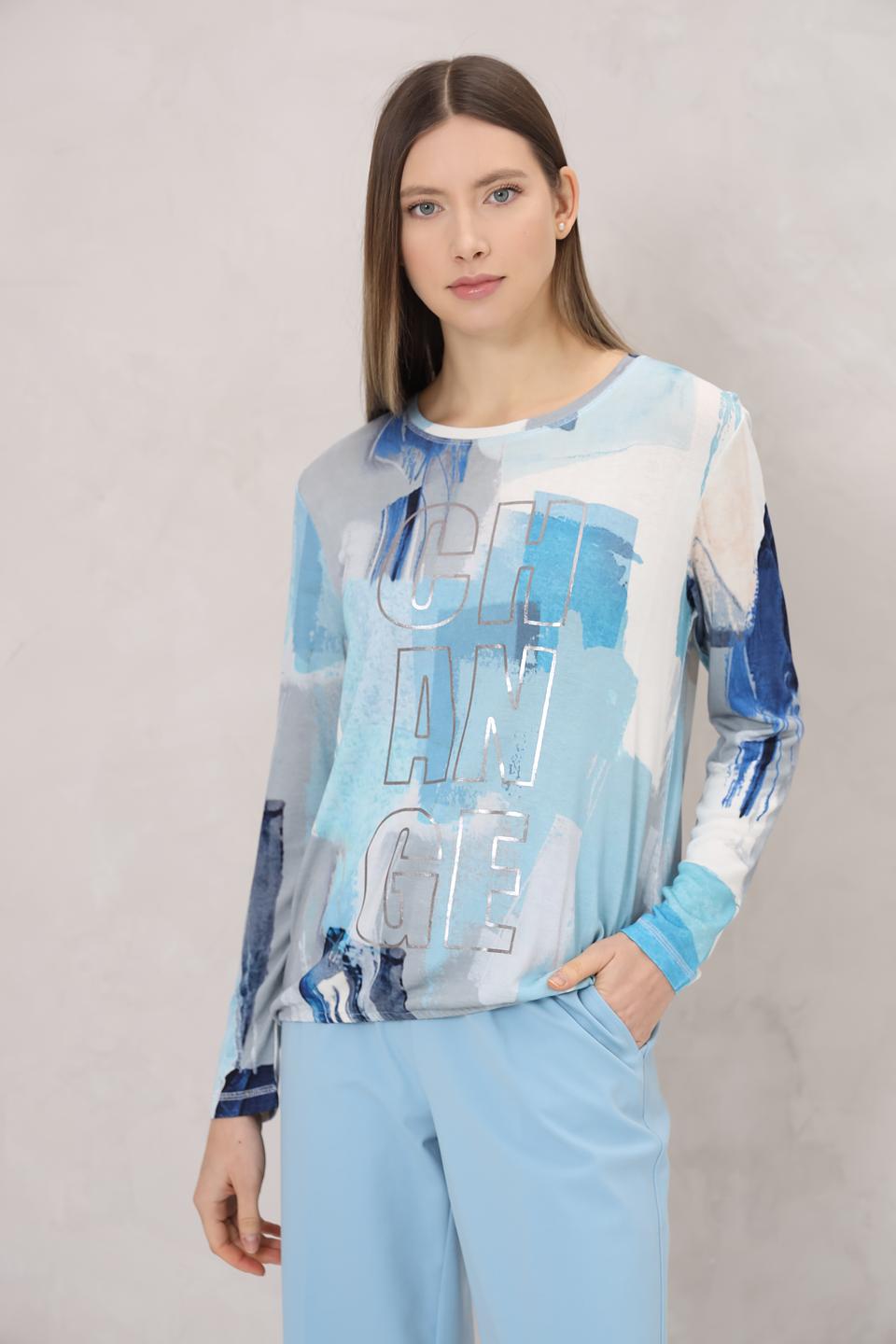 Пуловер Lecomte с принтом "Change Angel"