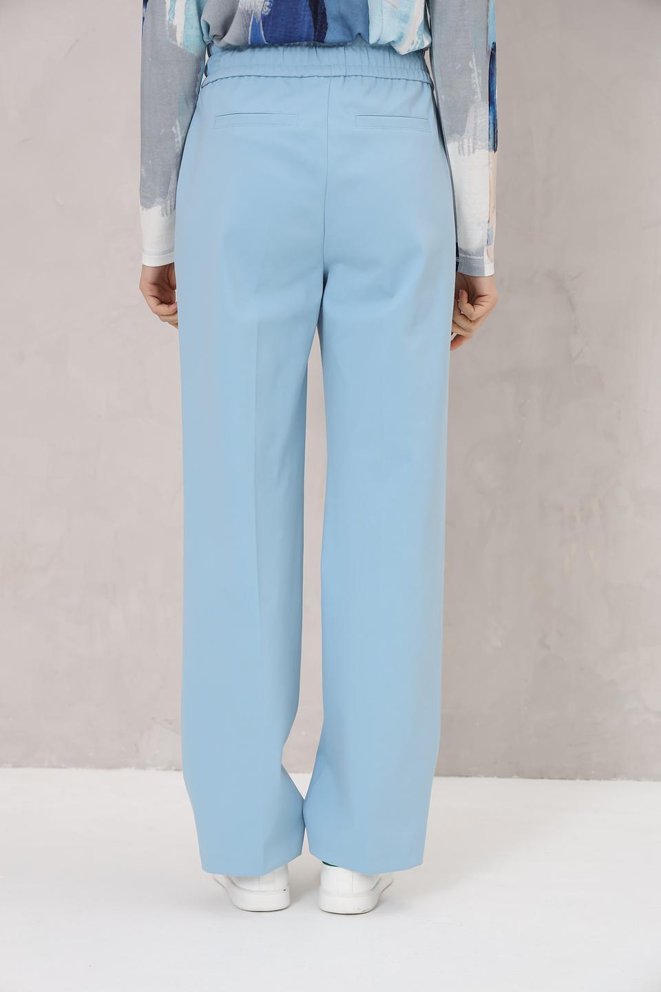 Брюки Lecomte голубые прямые