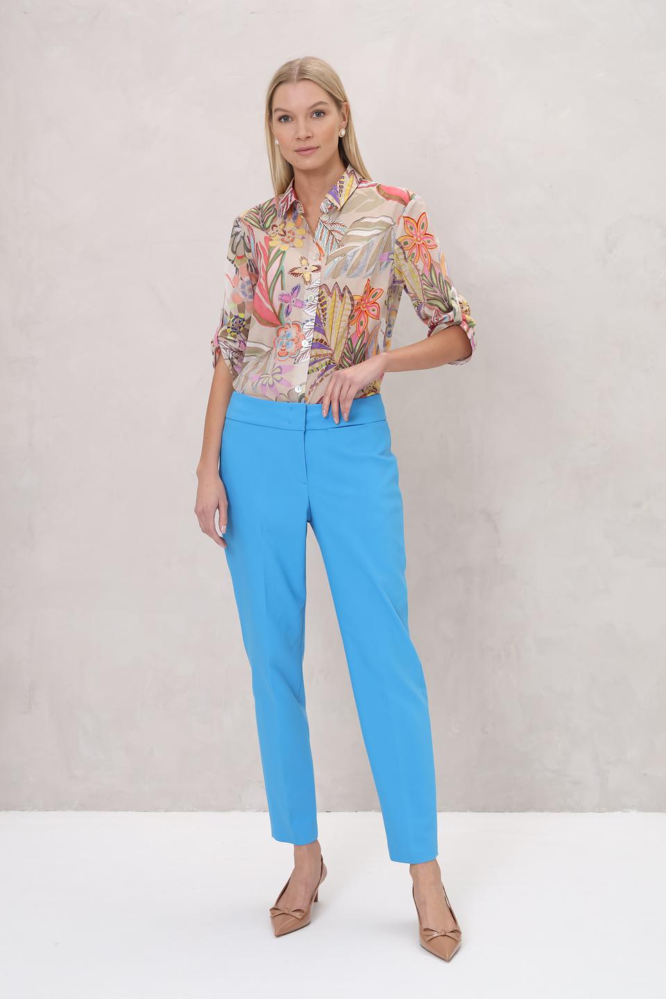 Блуза Bianca с цветочным принтом