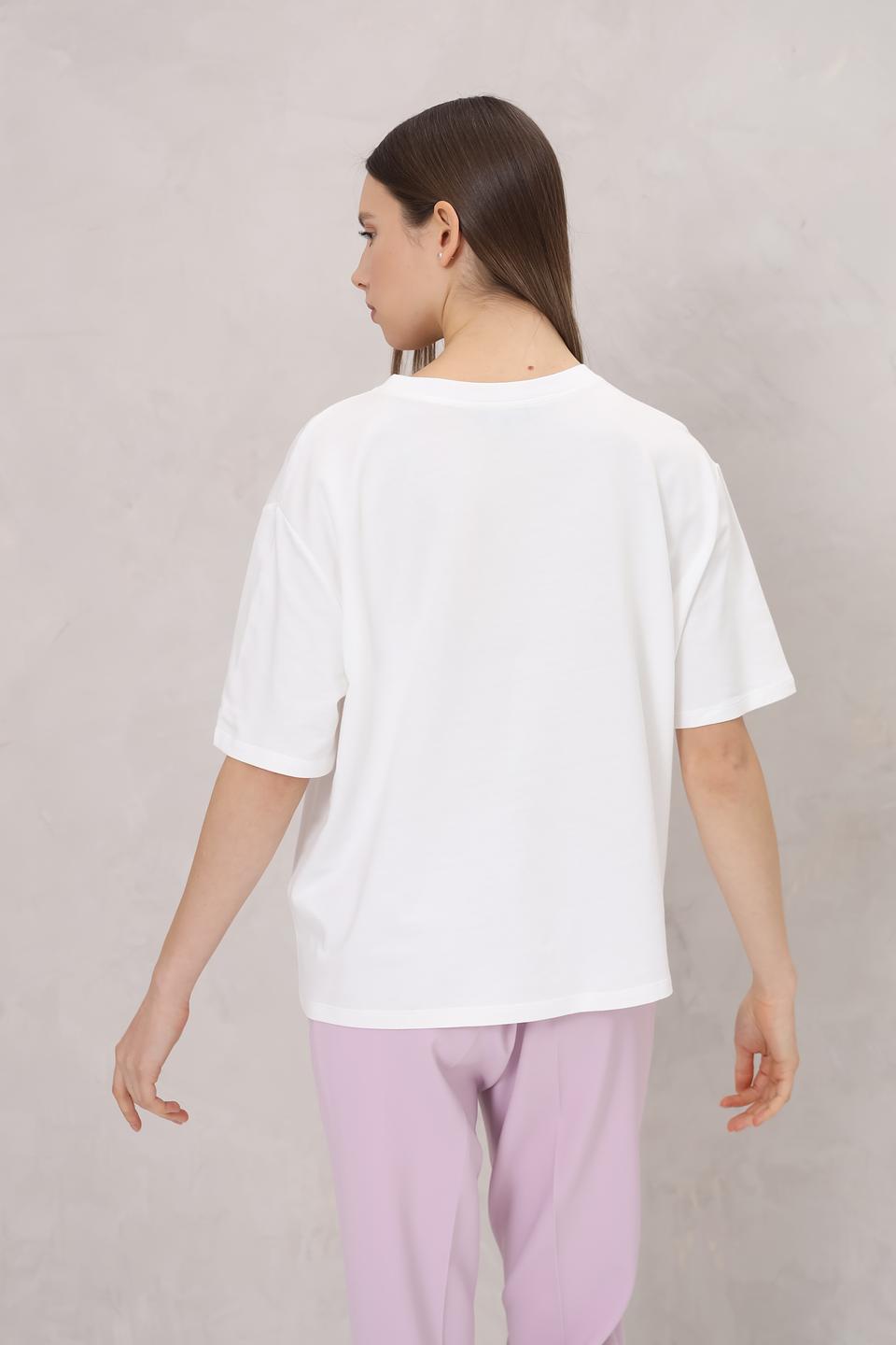 Футболка Monari с цветочным принтом