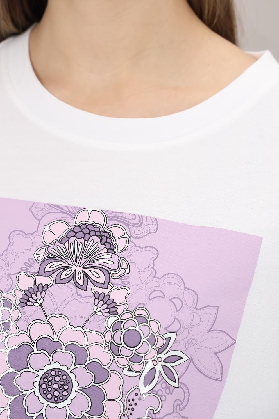 Футболка Monari с цветочным принтом