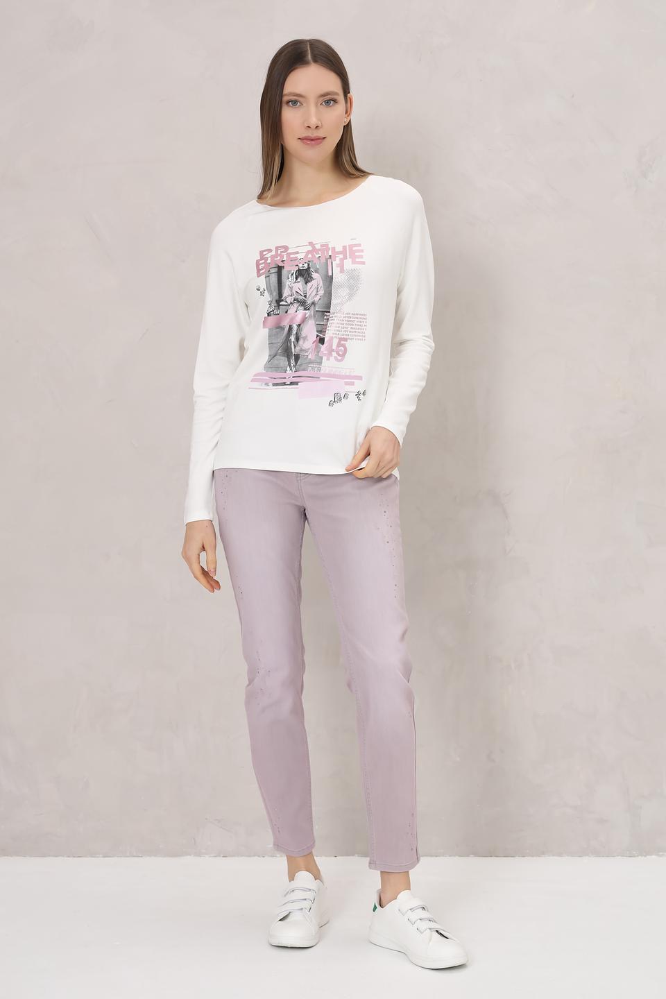 Джинсы Monari светло-лиловые