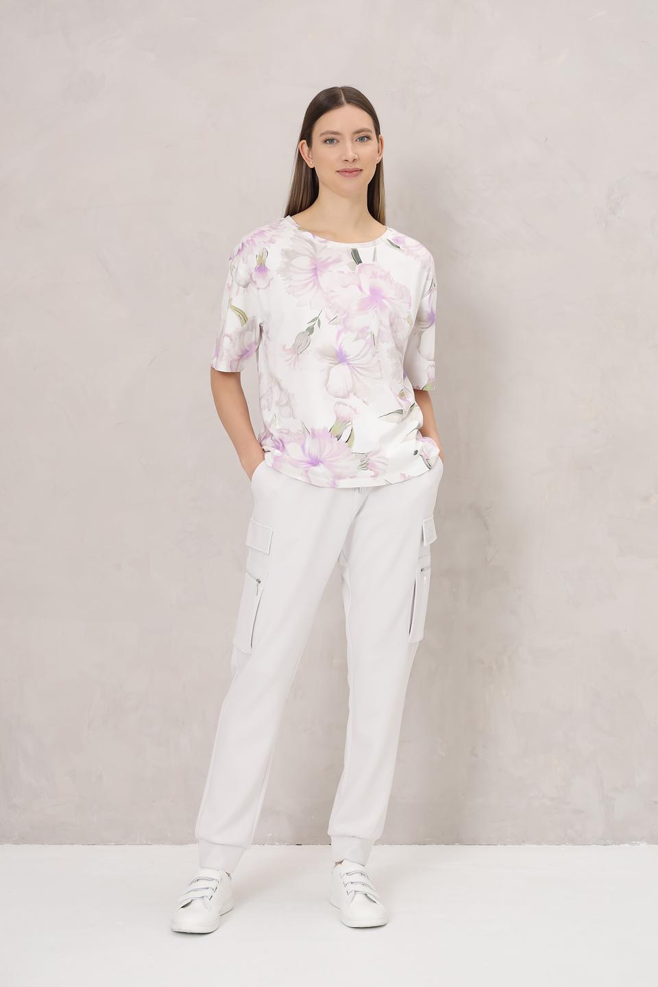 Брюки Monari кюлоты белые