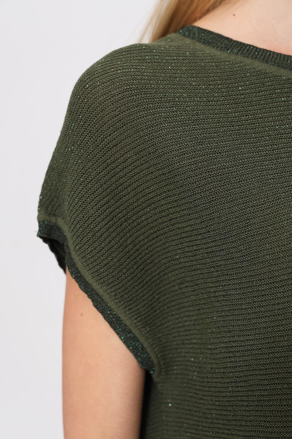 Пуловер Pezzo с рукавами 3/4, хаки