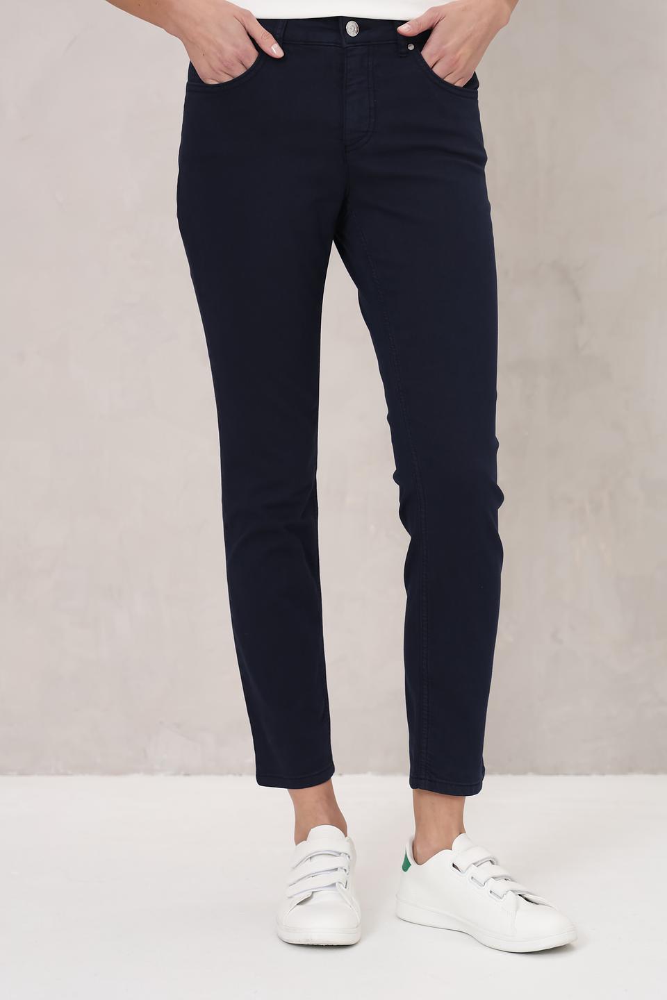 Джинсы слим Oui тёмно-синие