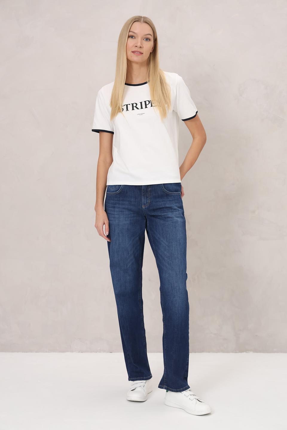 Джинсы Angels прямого кроя синие