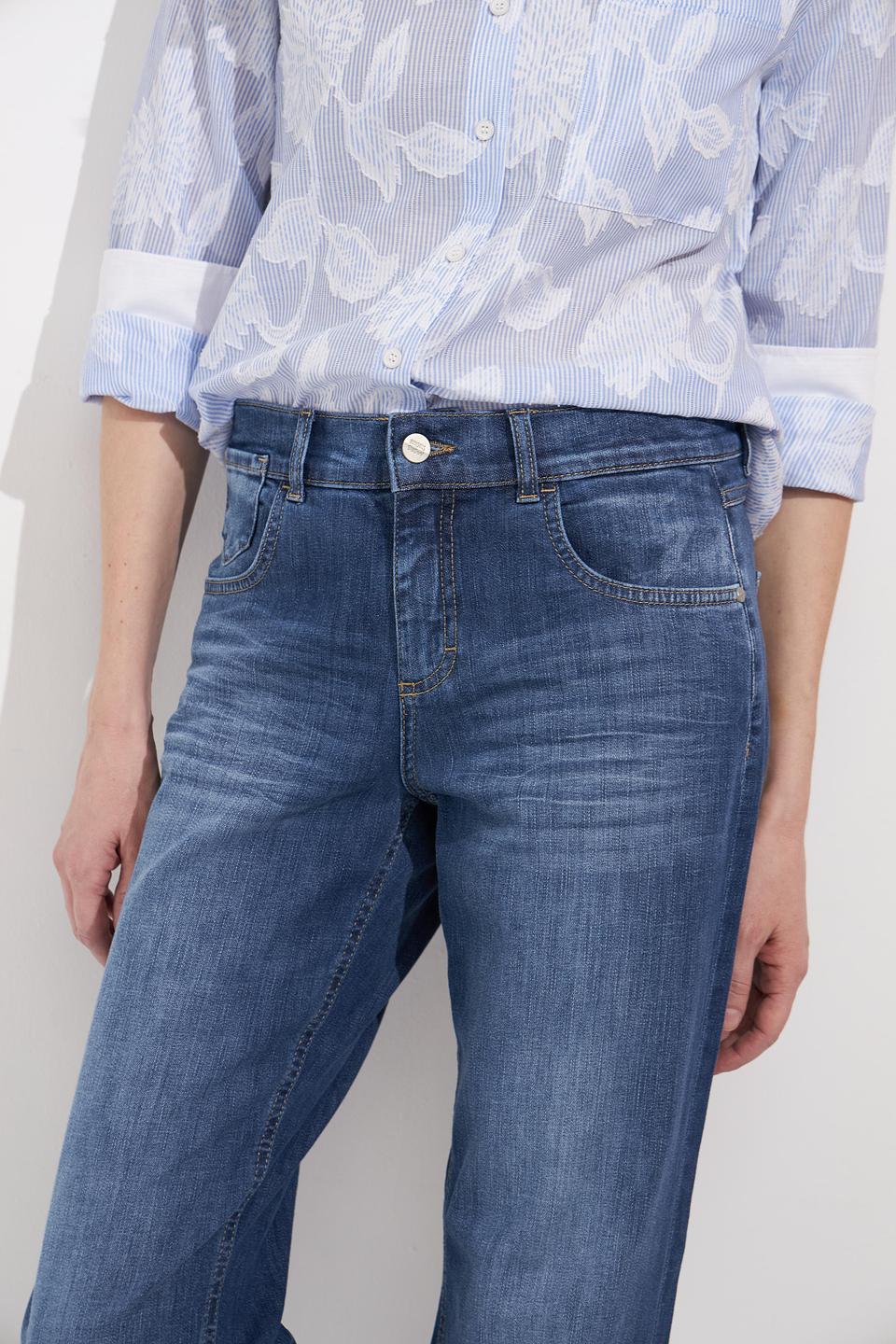 Джинсы Angels прямого кроя синие