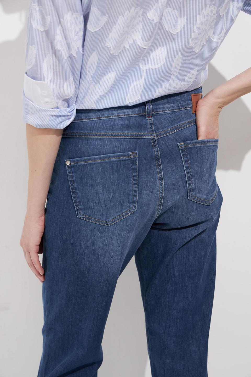 Джинсы Angels прямого кроя синие