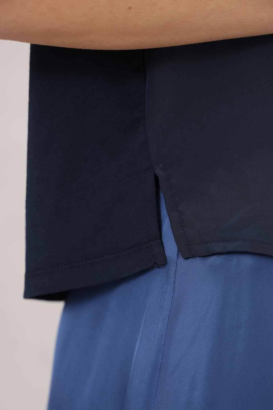 Футболка Luisa Cerano тёмно-синяя