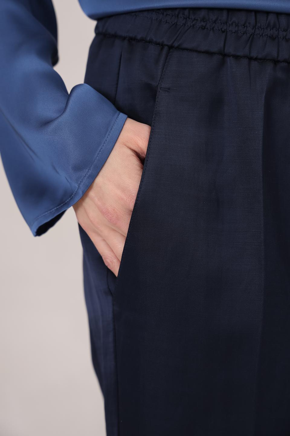 Брюки кюлоты Luisa Cerano темно-синие