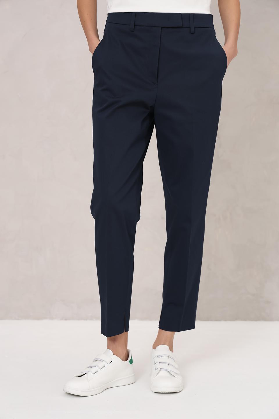 Брюки классические Luisa Cerano темно-синие