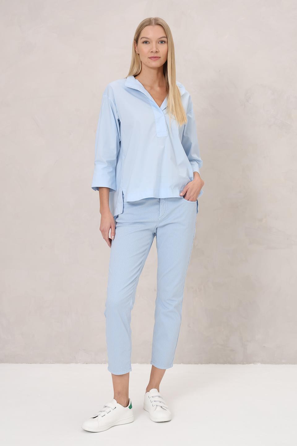 Брюки Gardeur в полоску голубой