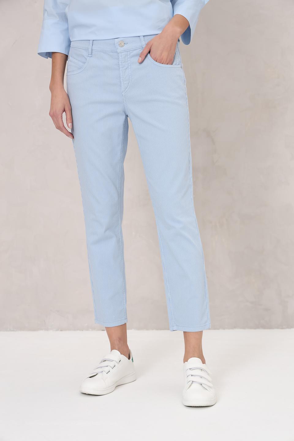 Брюки Gardeur в полоску голубой