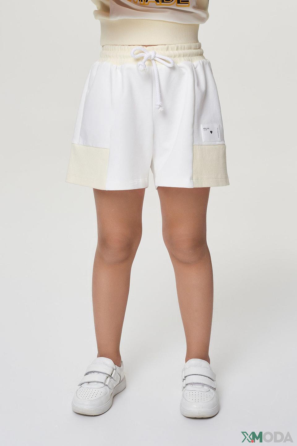 Шорты Choupette белые с карманом