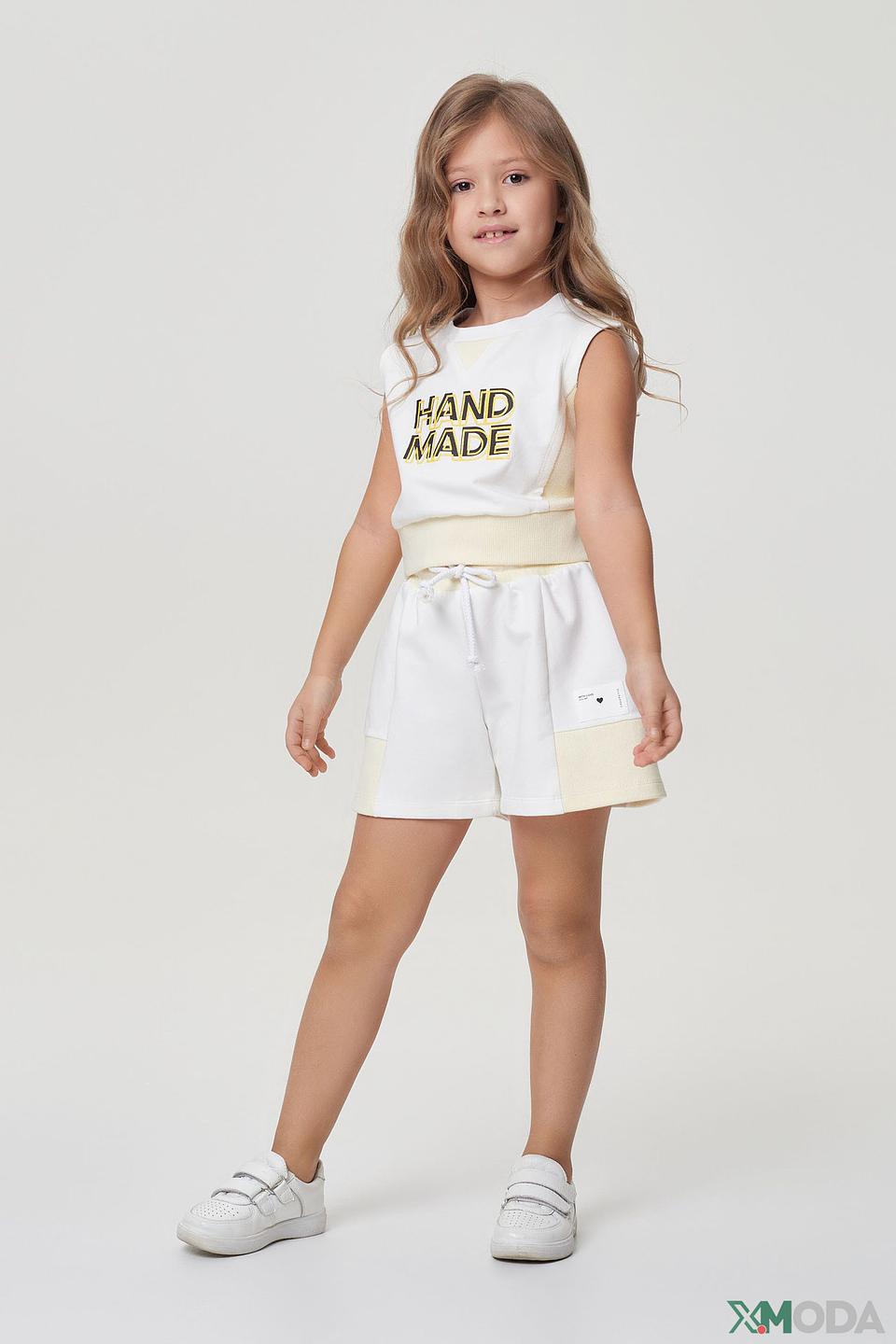 Шорты Choupette белые с карманом