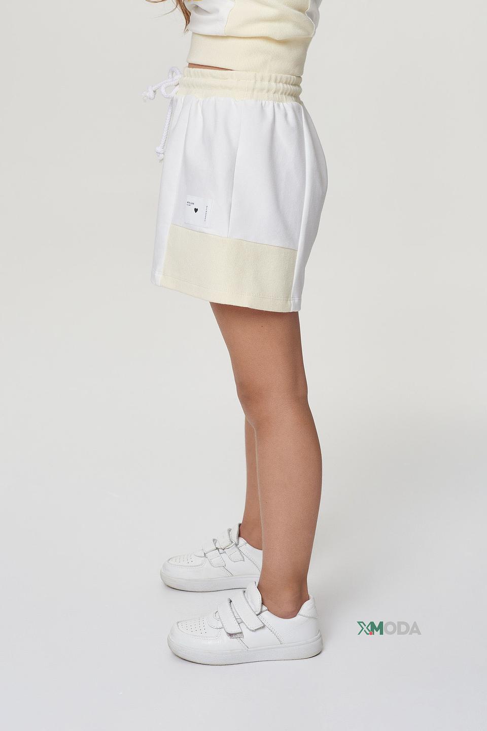 Шорты Choupette белые с карманом