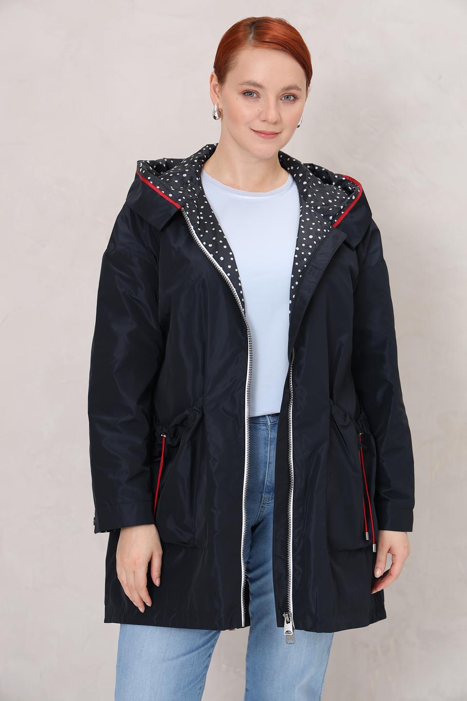 Куртка Baronia с капюшоном чёрная