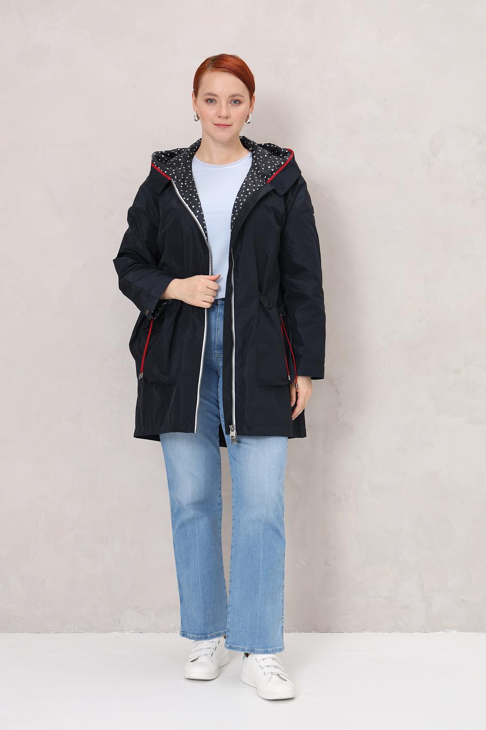 Куртка Baronia с капюшоном чёрная