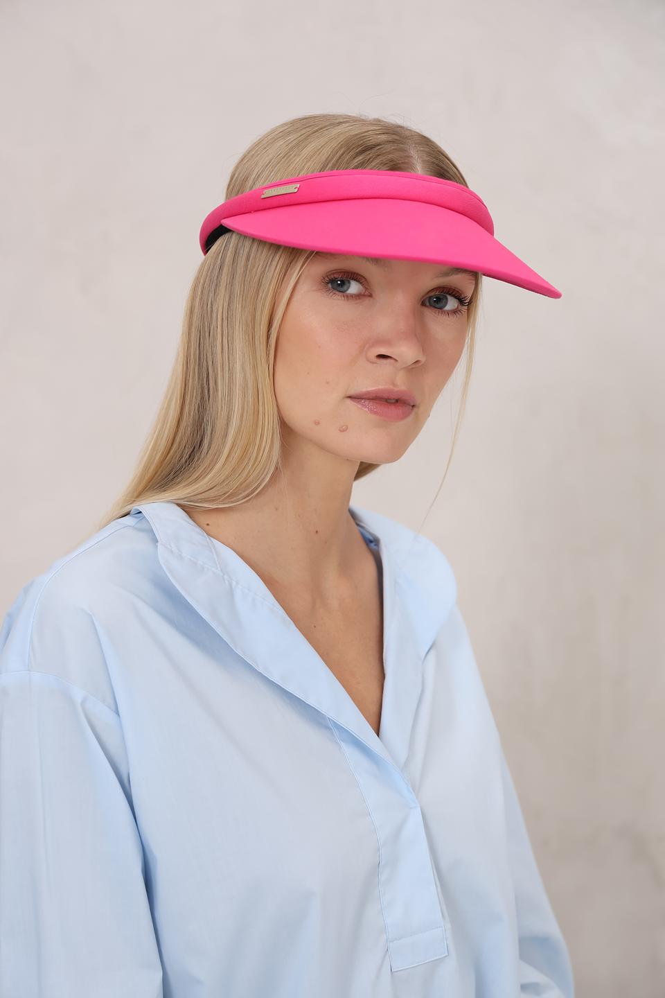 Кепка-козырек Seeberger фуксия