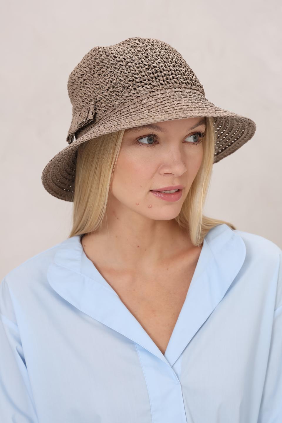 Шляпа Seeberger бежевая