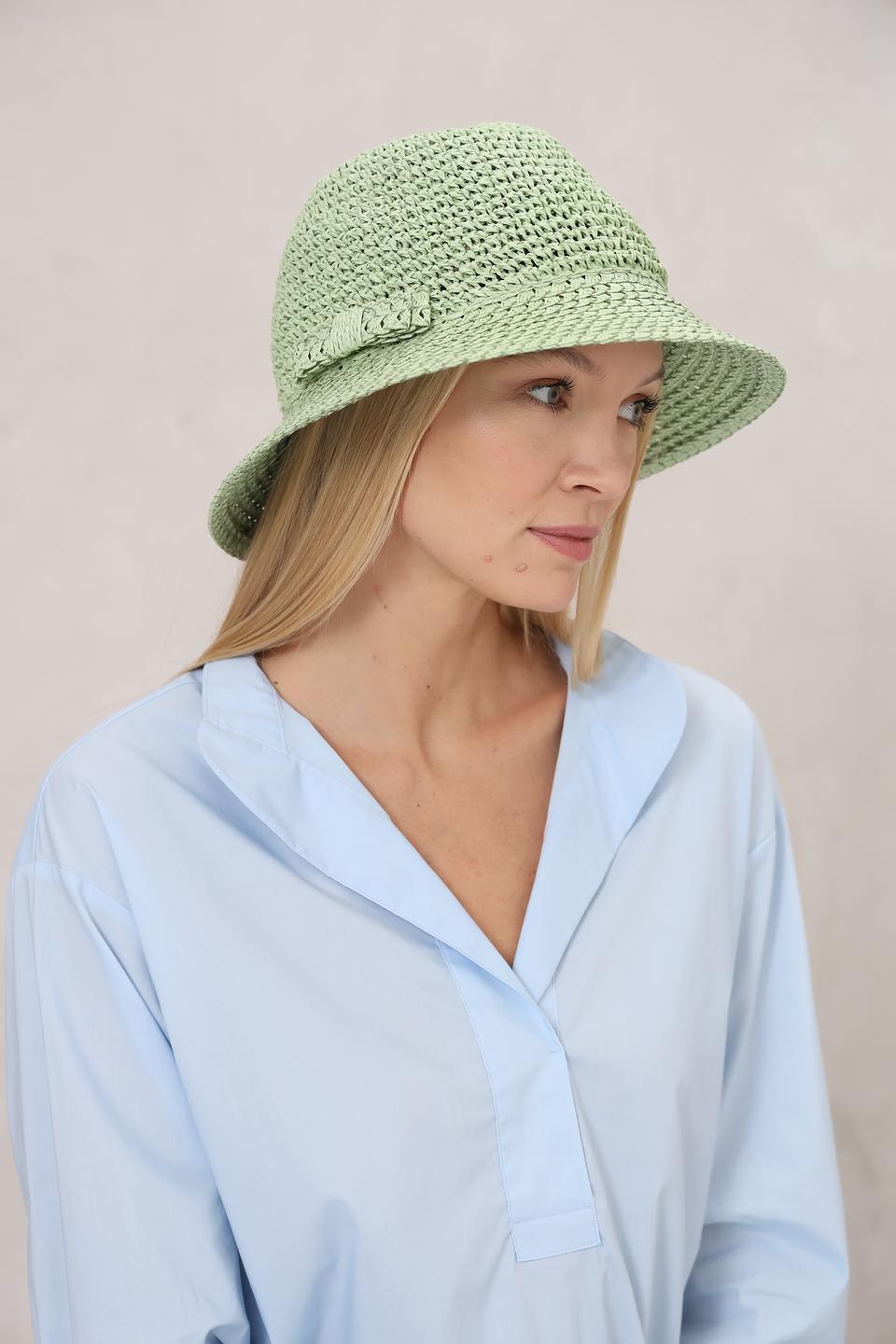 Шляпа Seeberger мятная