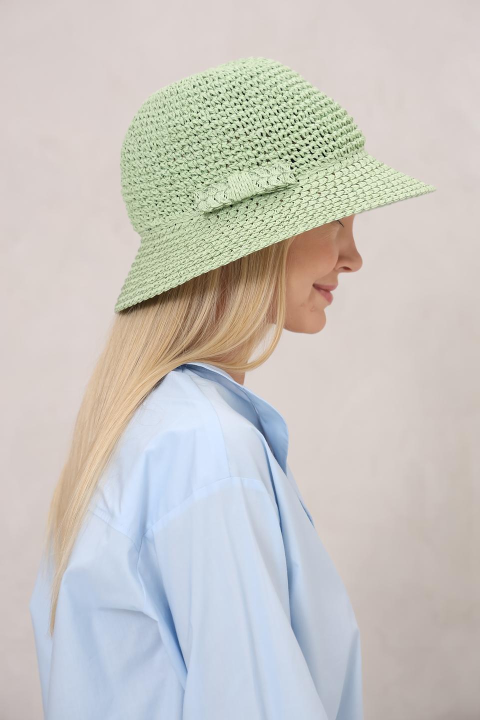 Шляпа Seeberger мятная