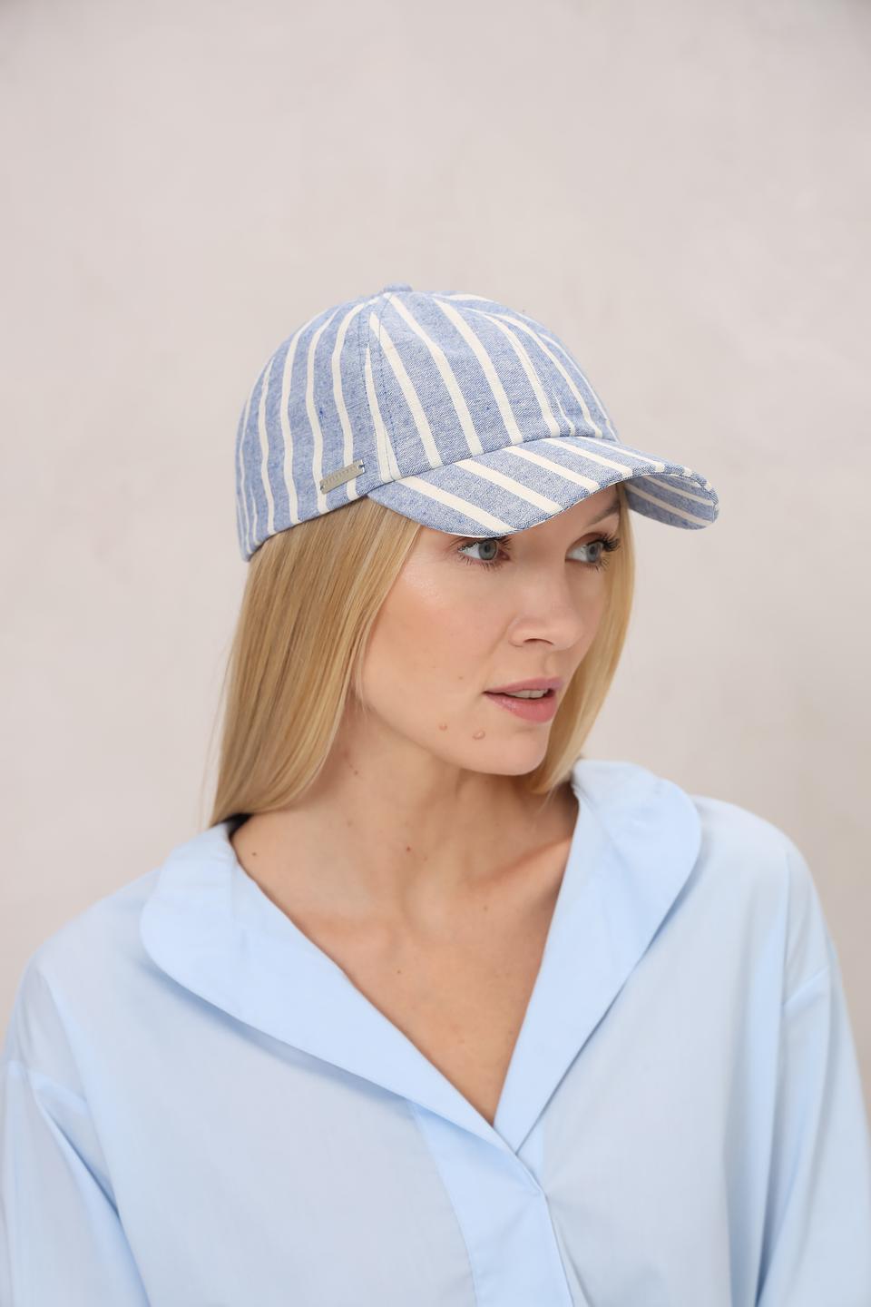 Бейсболка Seeberger в полоску