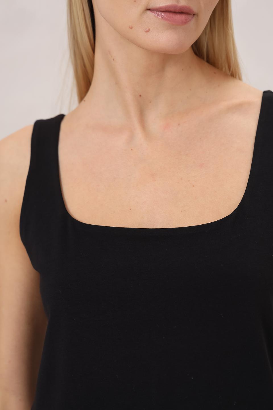 Топ Annette Gortz чёрный базовый