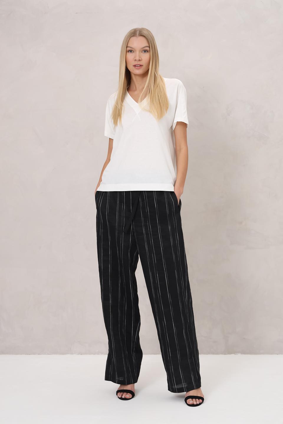 Брюки клёш Annette Gortz в полоску