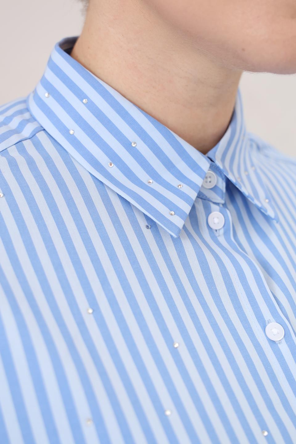 Рубашка Gerry Weber в полоску голубую