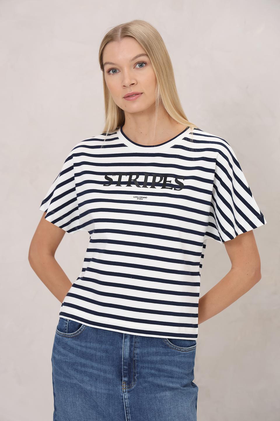 Футболка Luisa Cerano в полоску