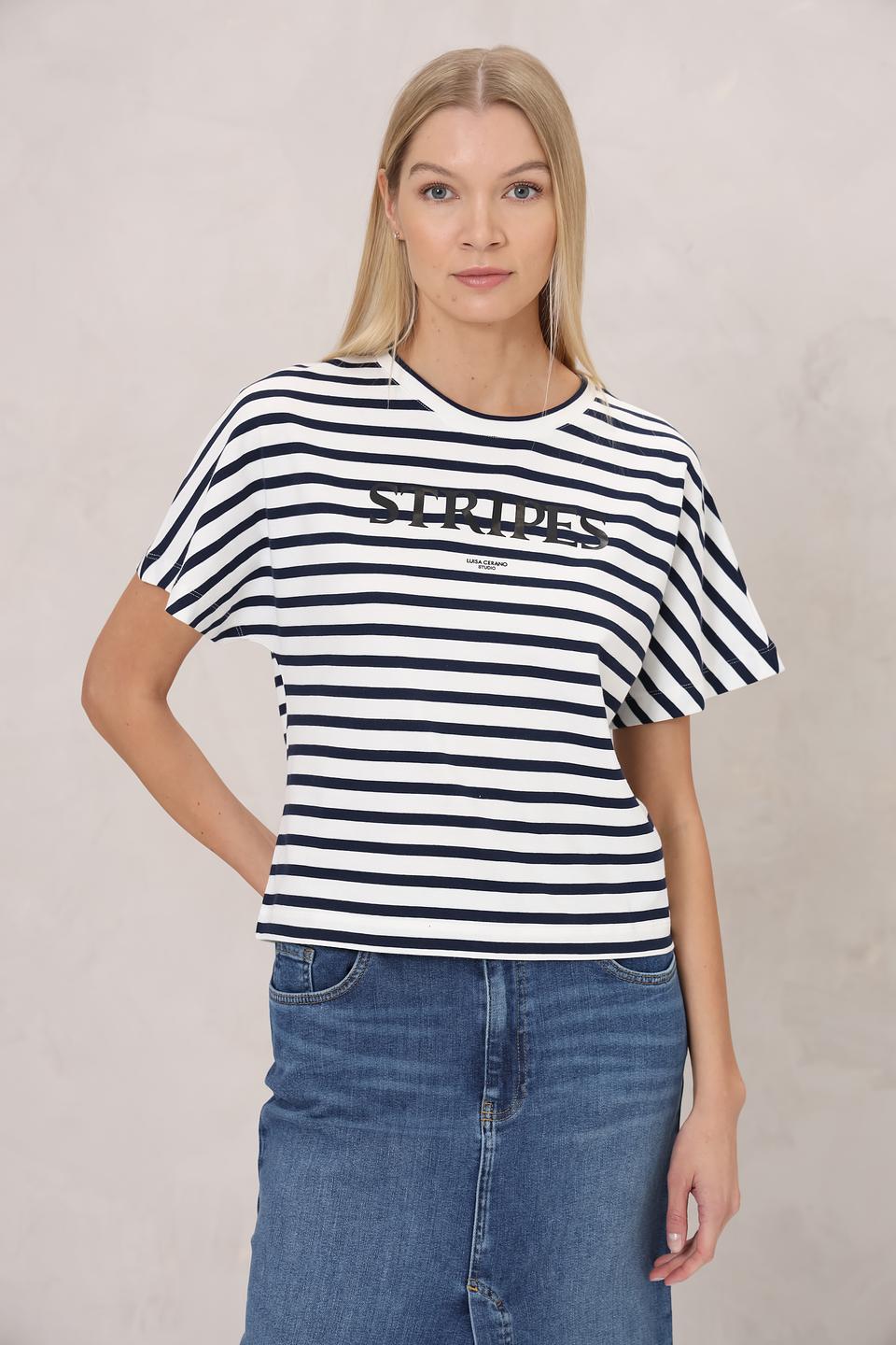 Футболка Luisa Cerano в полоску