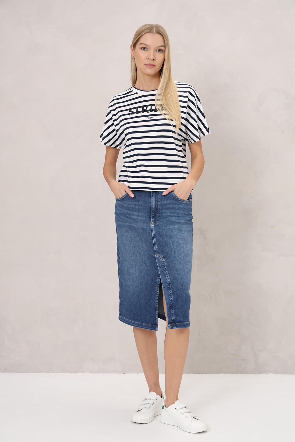 Юбка джинсовая Oui миди