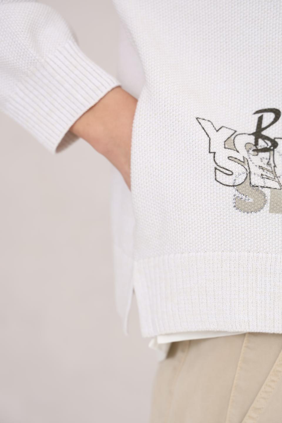 Жакет Lecomte с капюшоном белый