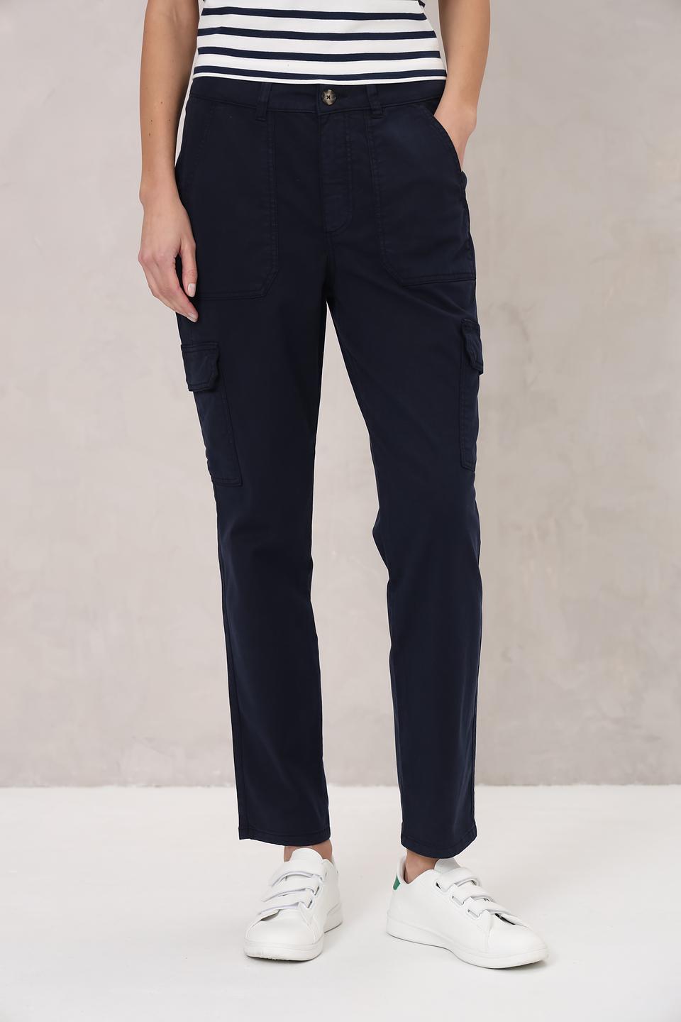 Брюки кл Oui женские темно-синие