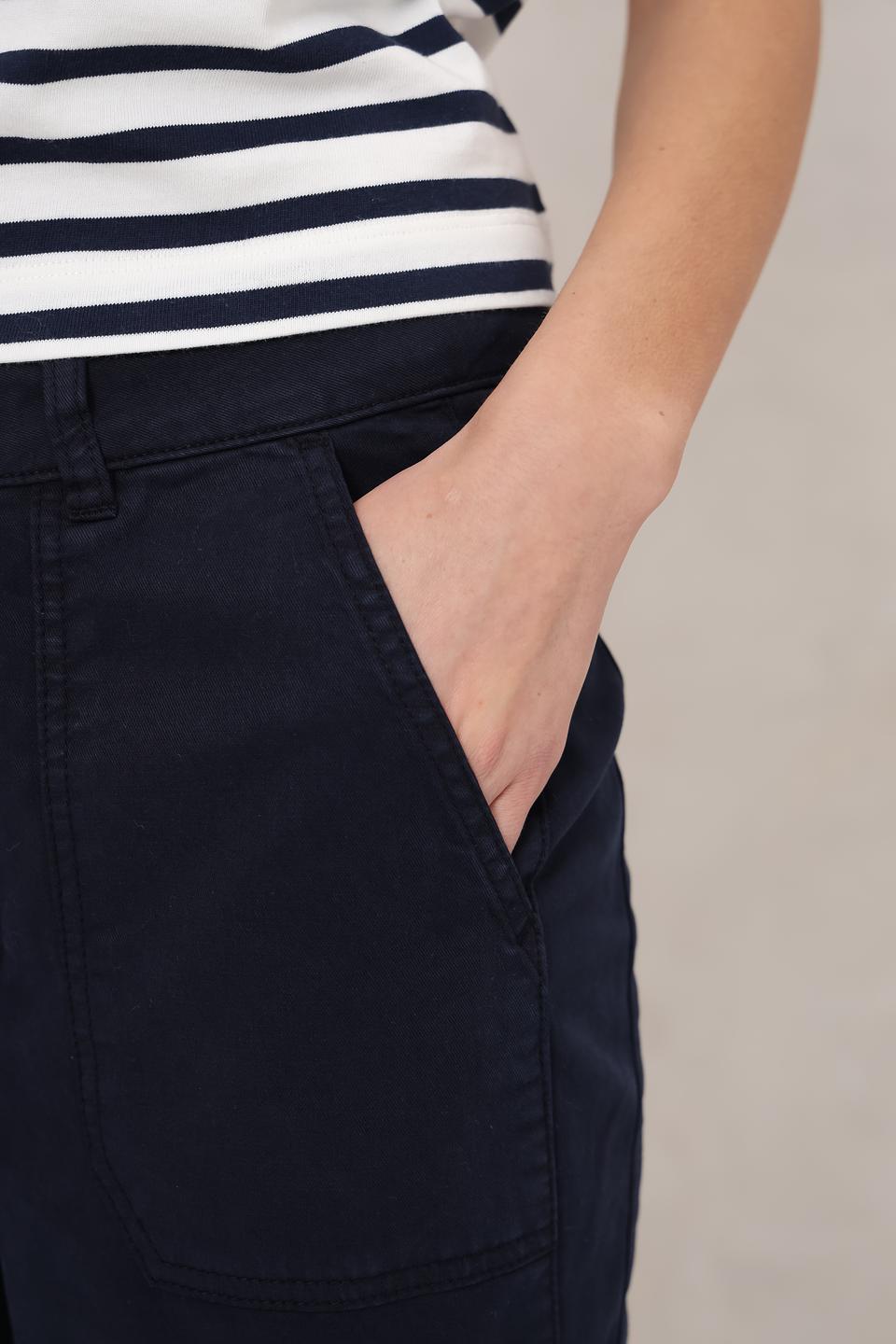 Брюки кл Oui женские темно-синие