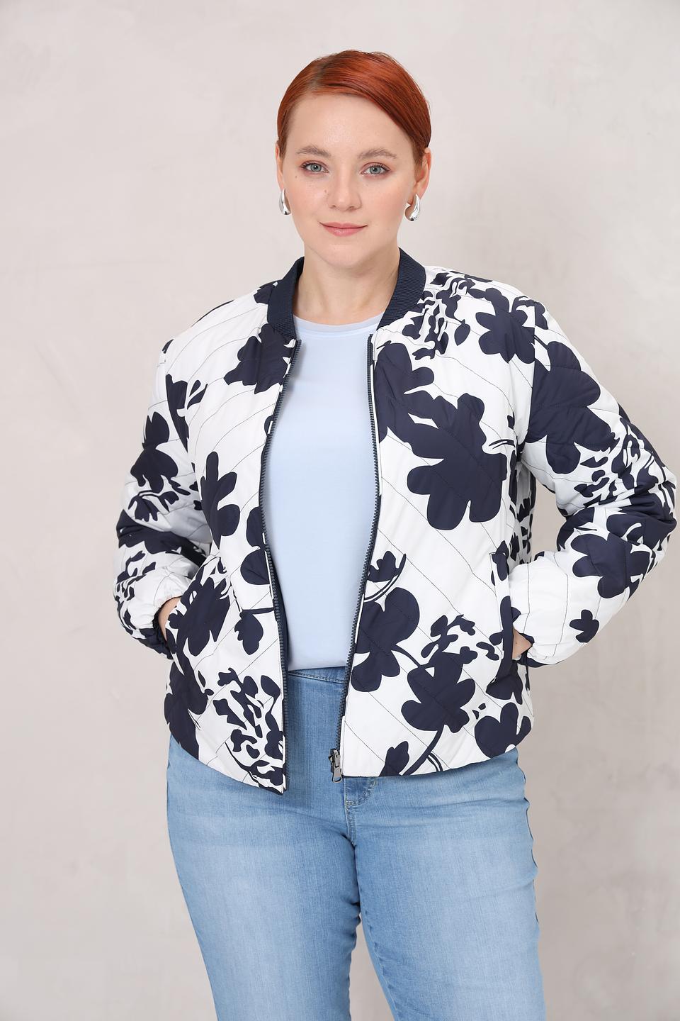 Куртка Rabe collection с цветочным принтом