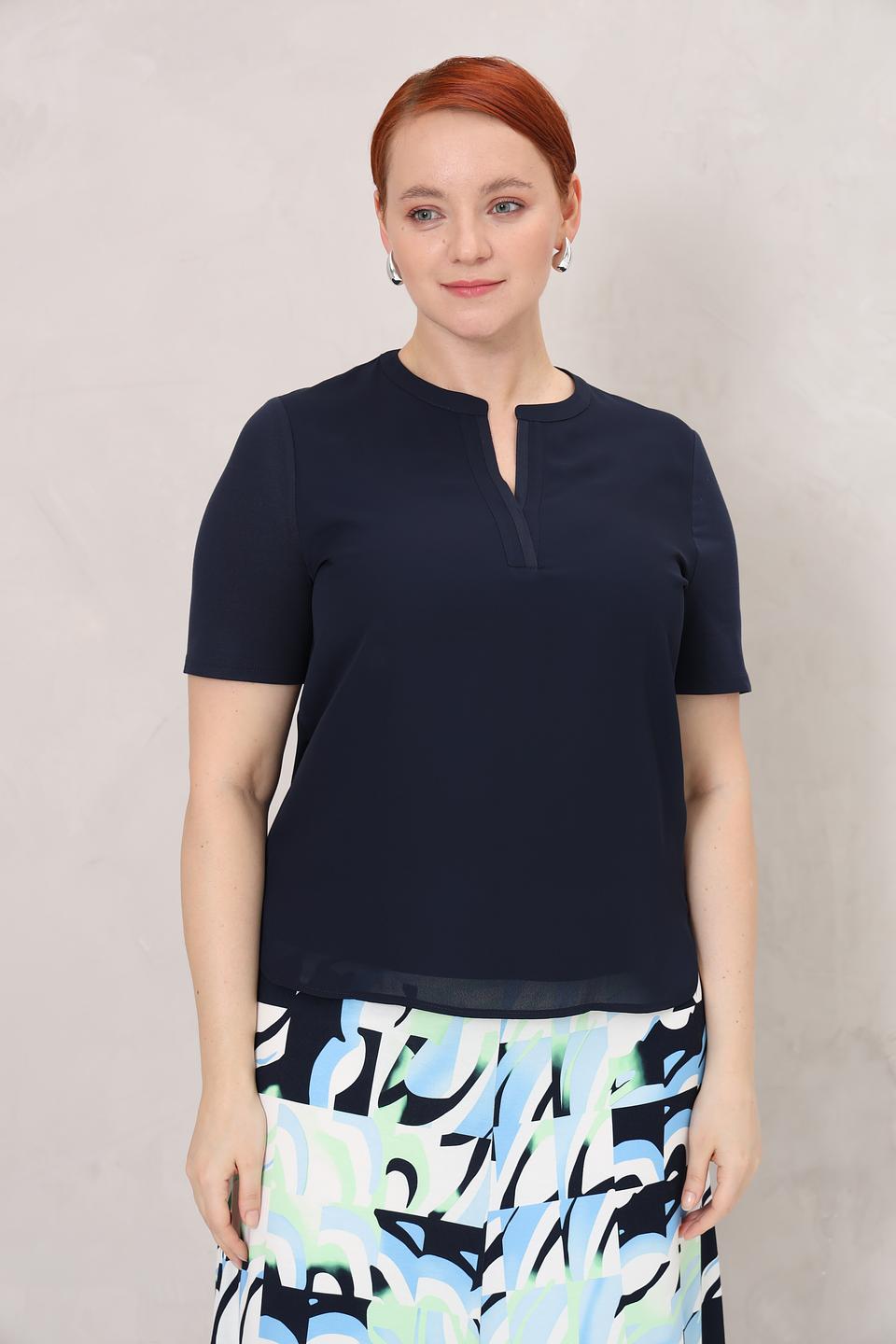 Блуза Frank Walder с V-образным вырезом