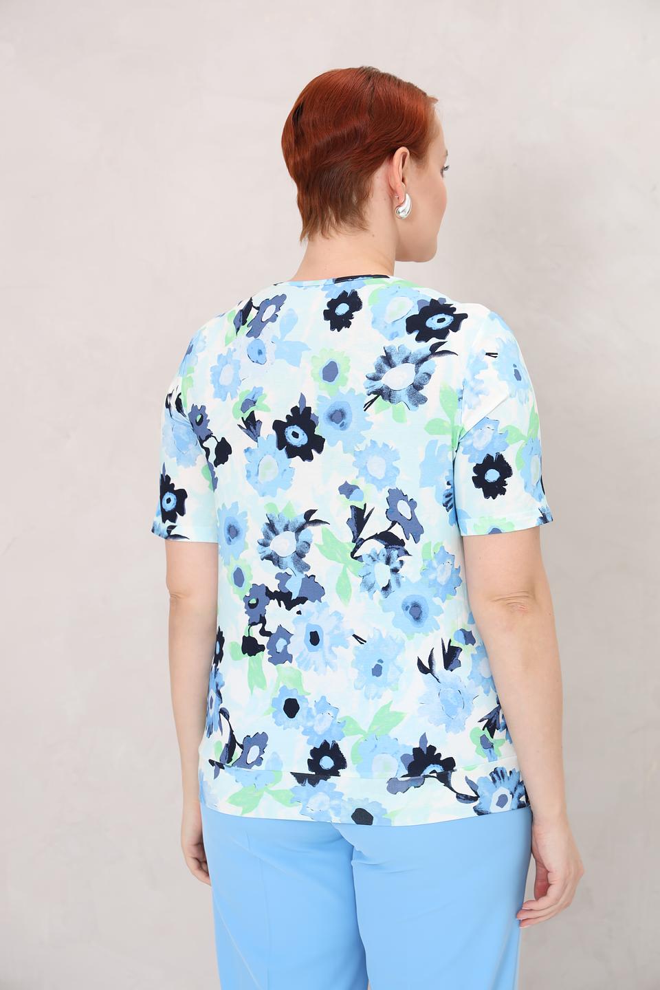 Блуза Frank Walder с цветочным принтом
