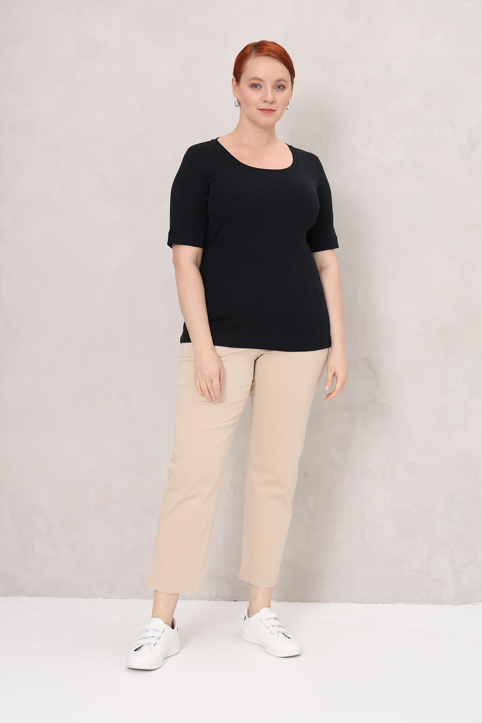 Футболка Gerry Weber чёрная с коротким рукавом