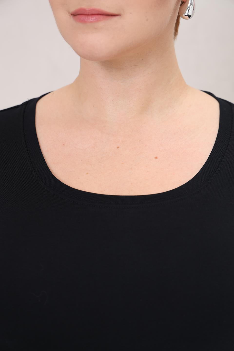 Футболка Gerry Weber чёрная с коротким рукавом