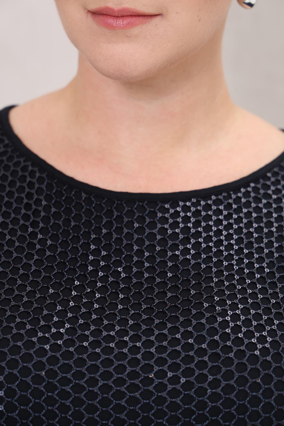 Топ Gerry Weber с вышивкой чёрный