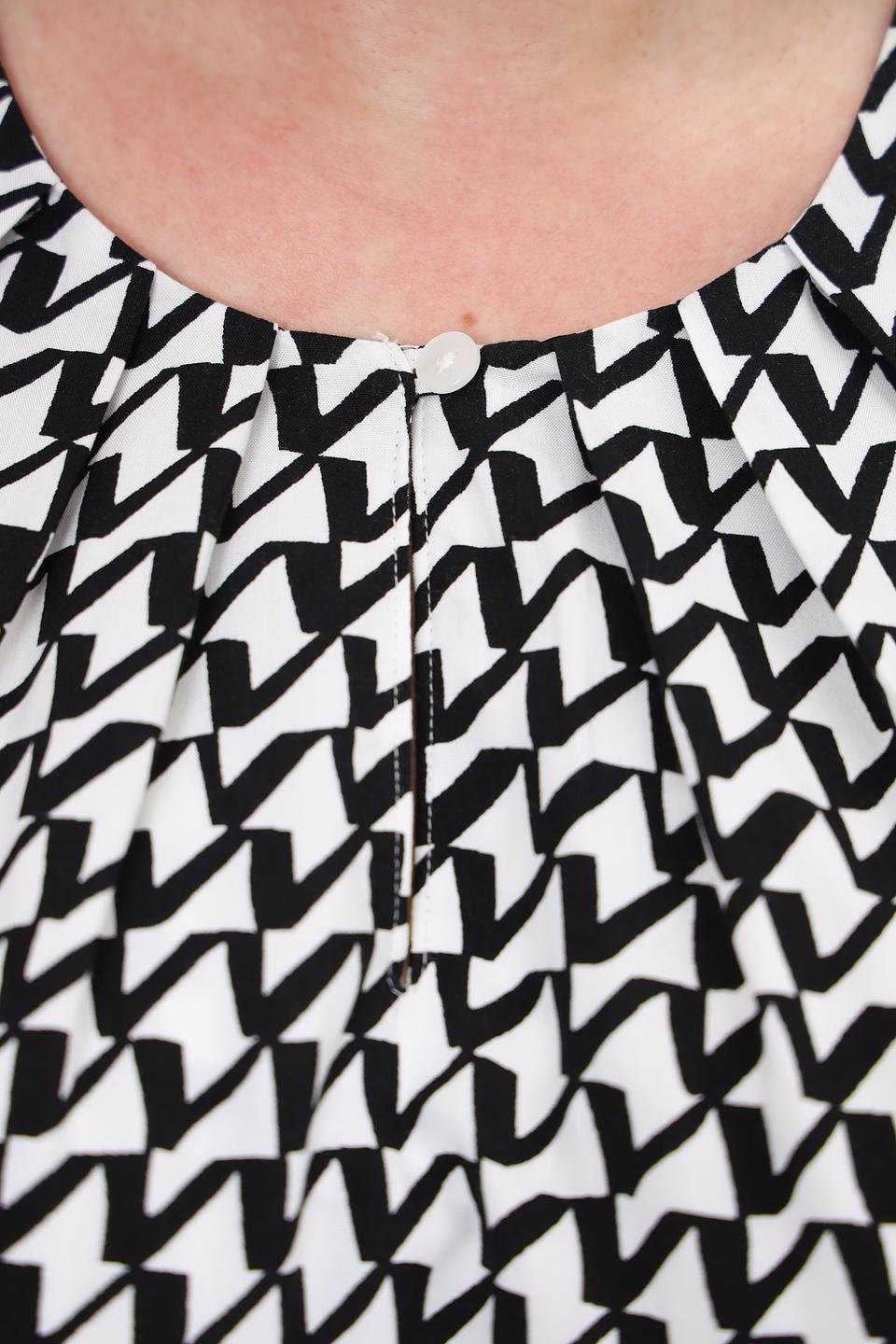 Блуза Gerry Weber в чёрно-белую клетку