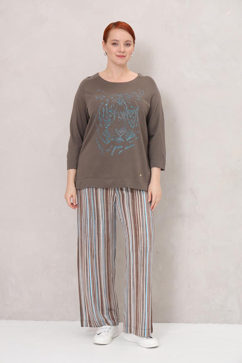 Брюки Frapp в полоску